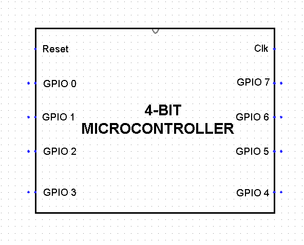 4-Bit-Microcontroller Picture